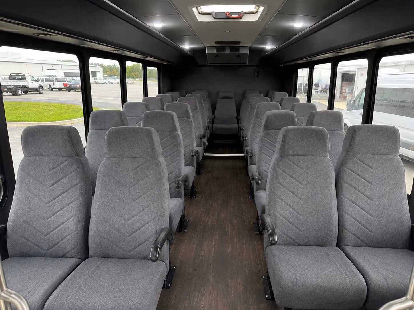 18 passenger minibus inside