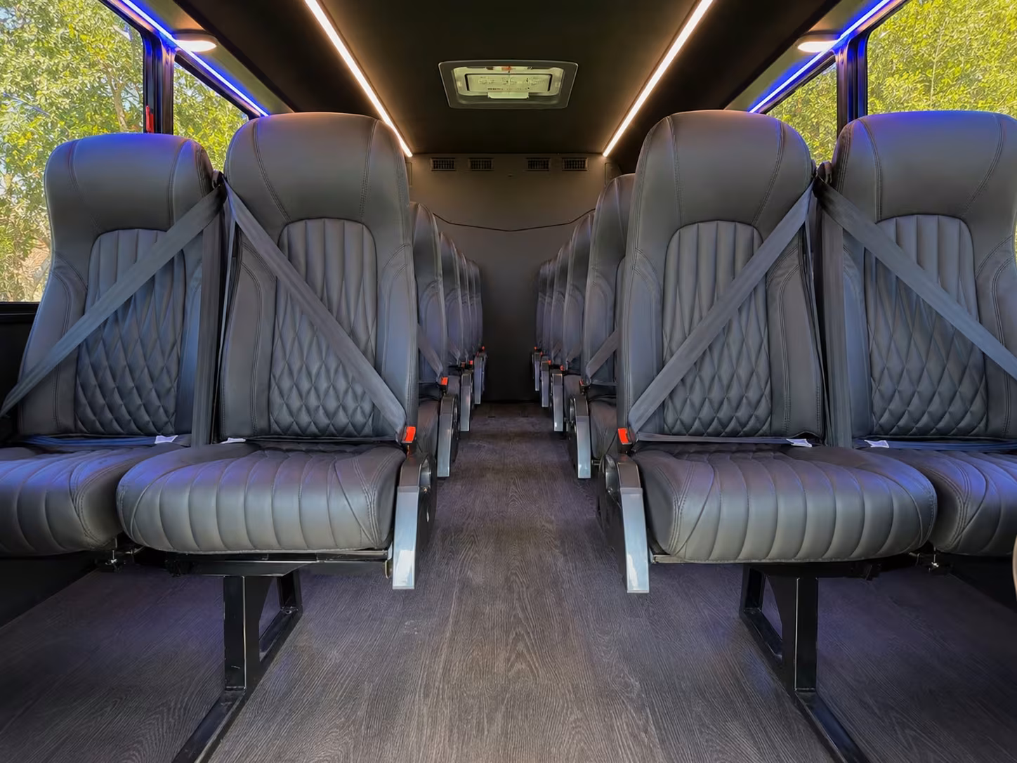 20 passenger minibus interior