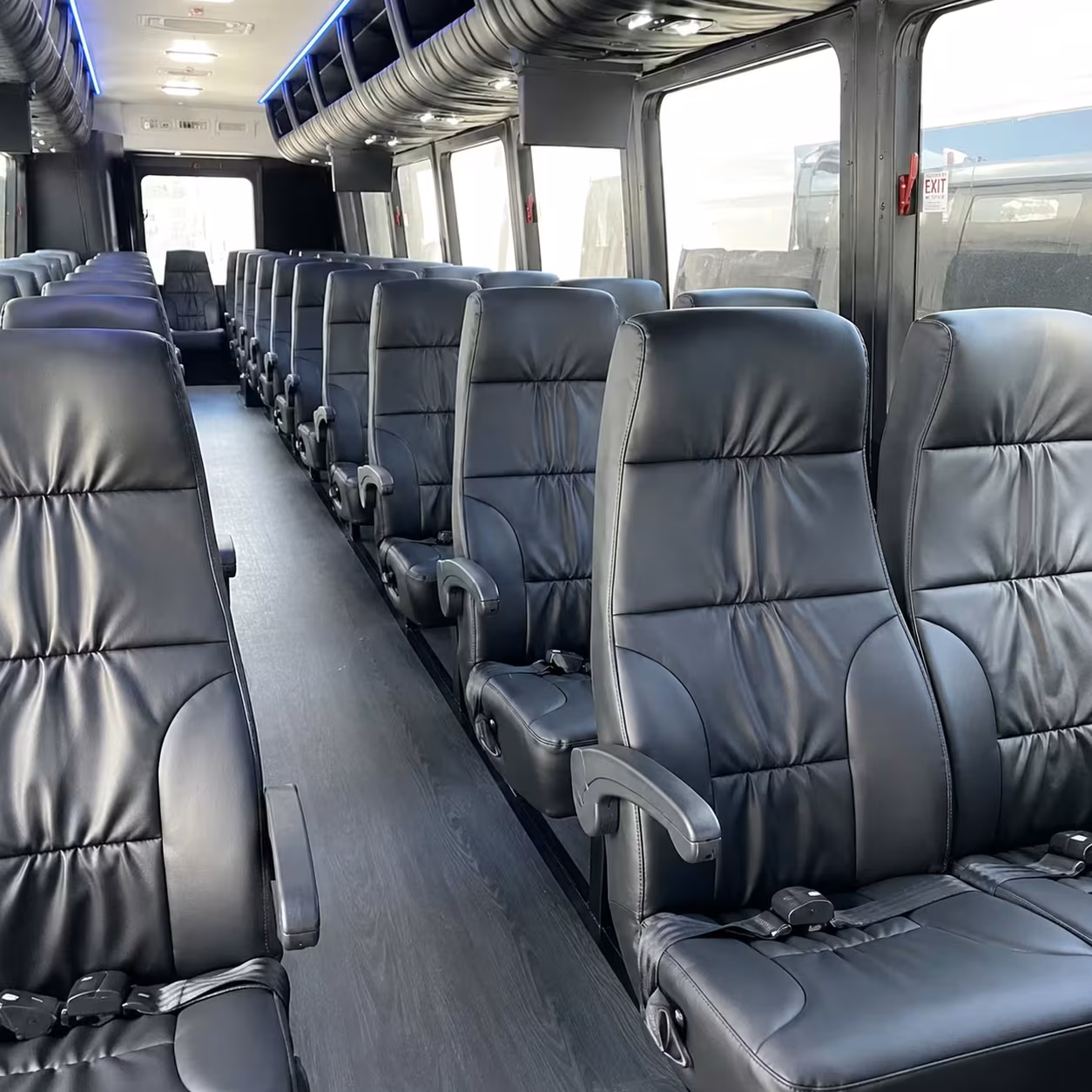 25 passenger minibus inside