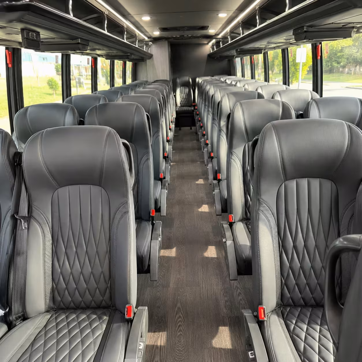 25 passenger minibus interior