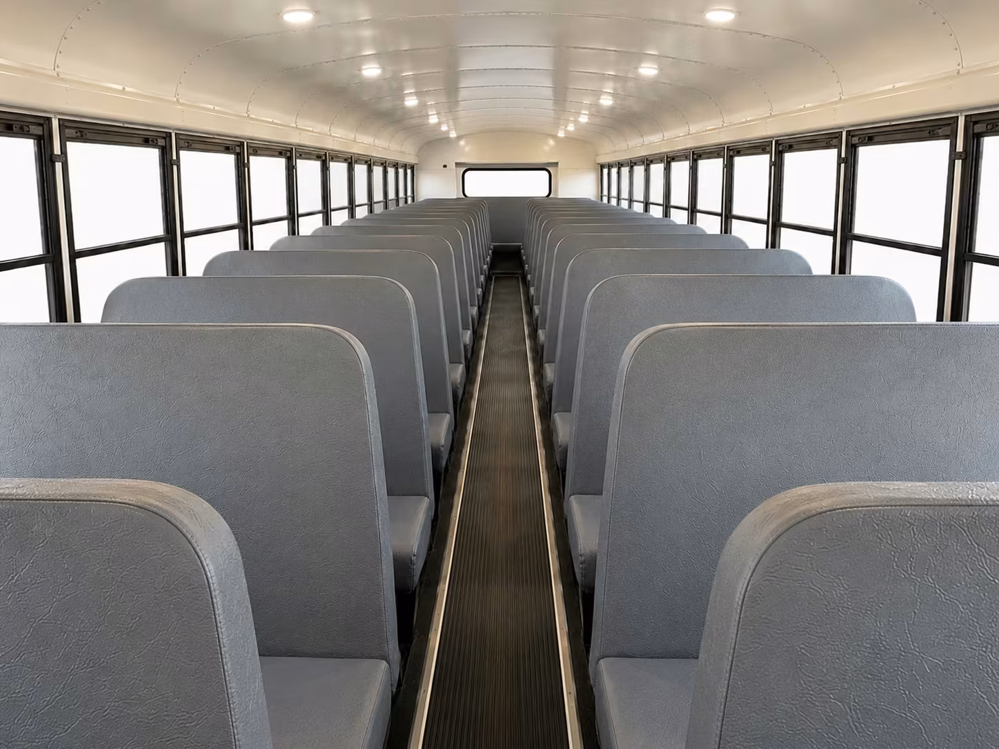 school bus inside