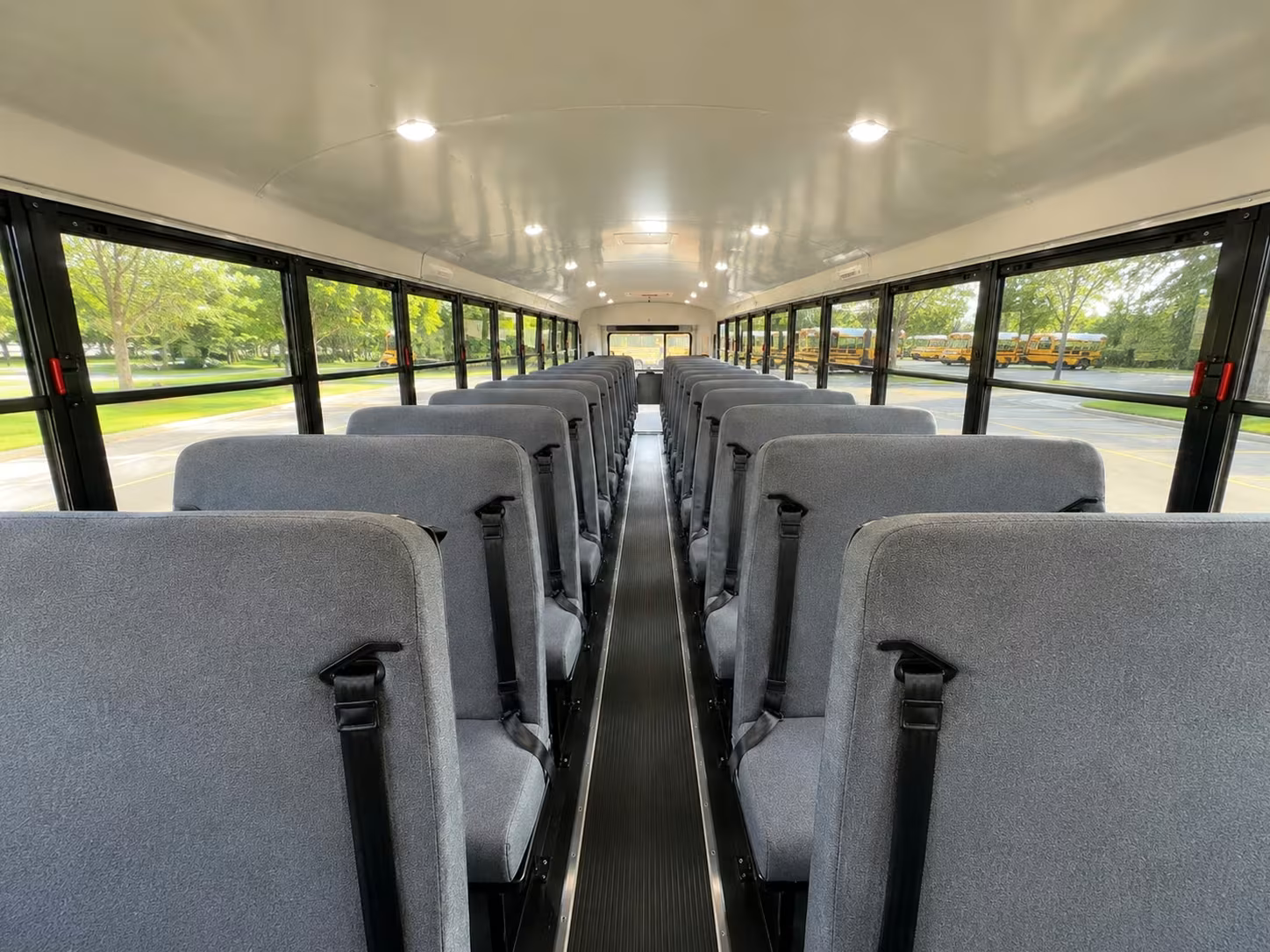 school bus interior