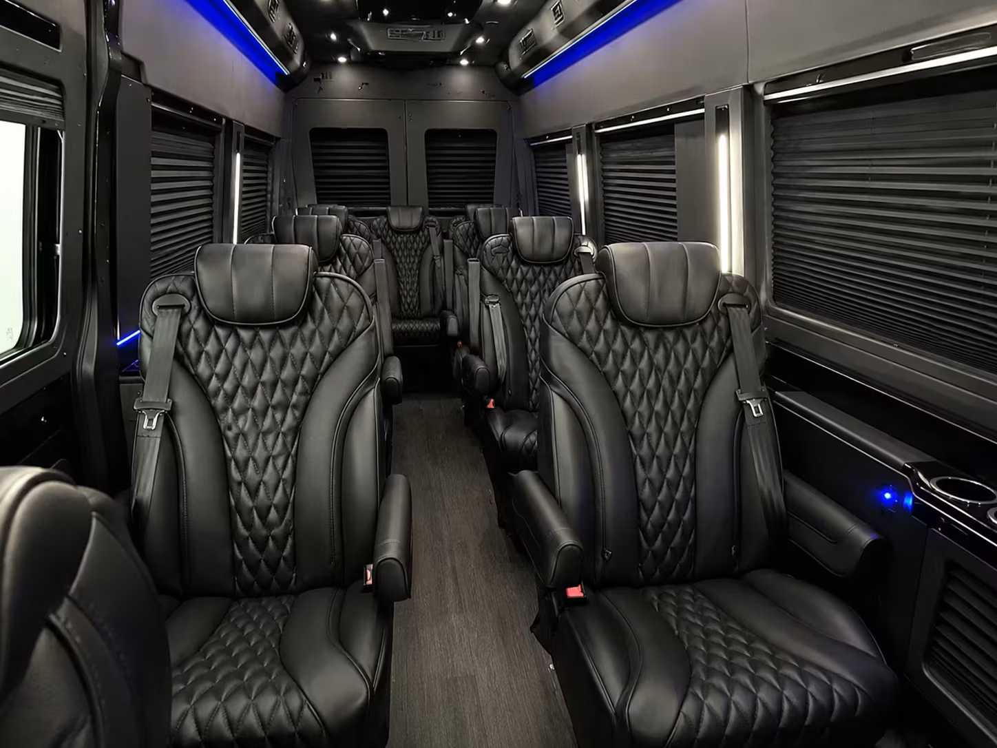 sprinter van with driver interior