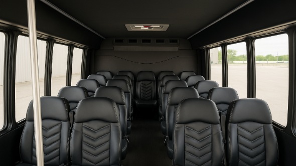 jonesboro 20 passenger minibus inside